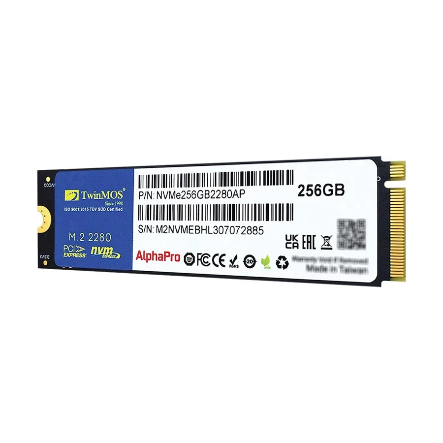 Twinmos AlphaPro 256GB Internal SSD in BD