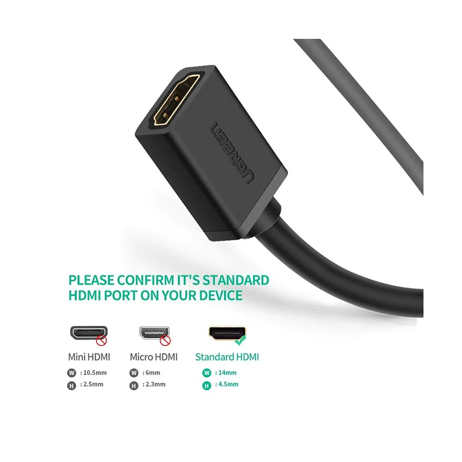 Ugreen 10141 HDMI Male to Female HDMI Cable Price in Bangladesh