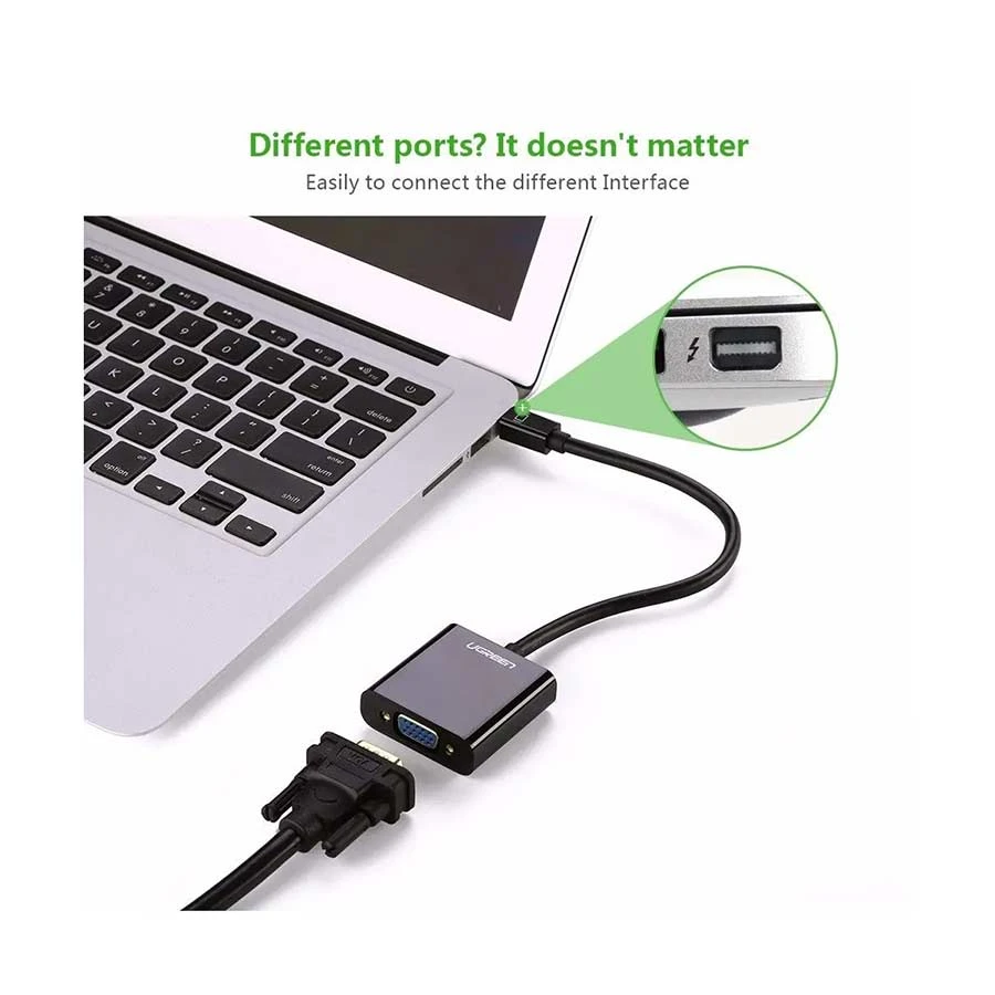 Ugreen 10459 Mini DisplayPort to VGA Converter Display Port Converter specifications