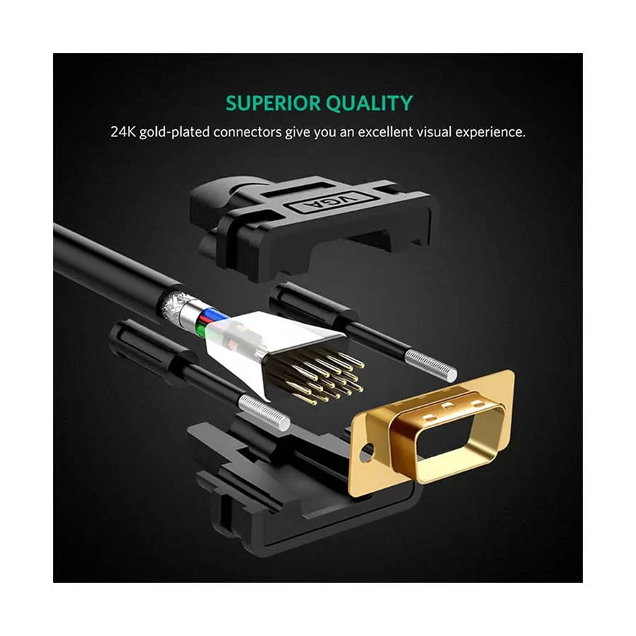 Ugreen 11635 VGA Male to VGA Cable specifications