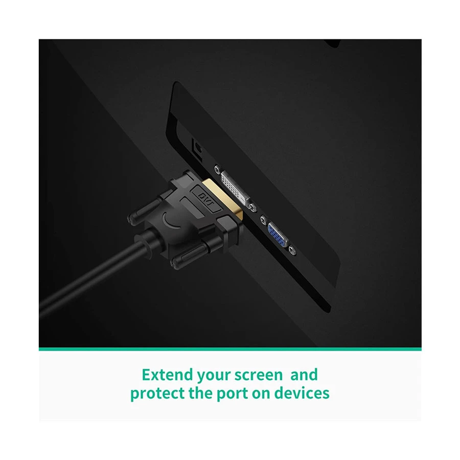 Ugreen 20118 DVI Male to HDMI Female Cable / Converter / HUB in BD