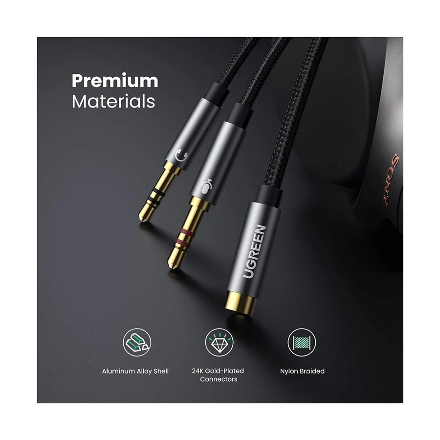 Ugreen 20899 3.5mm Female to Dual Male Audio Converter specifications