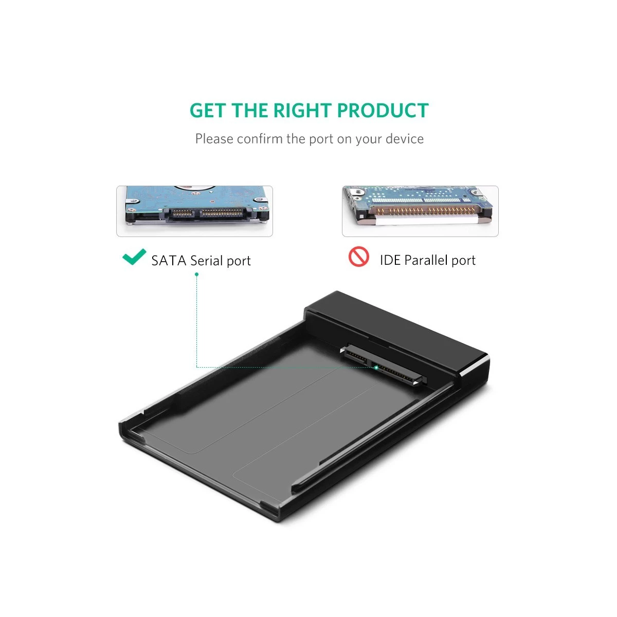 Ugreen 30848 HDD and SSD Case in BD