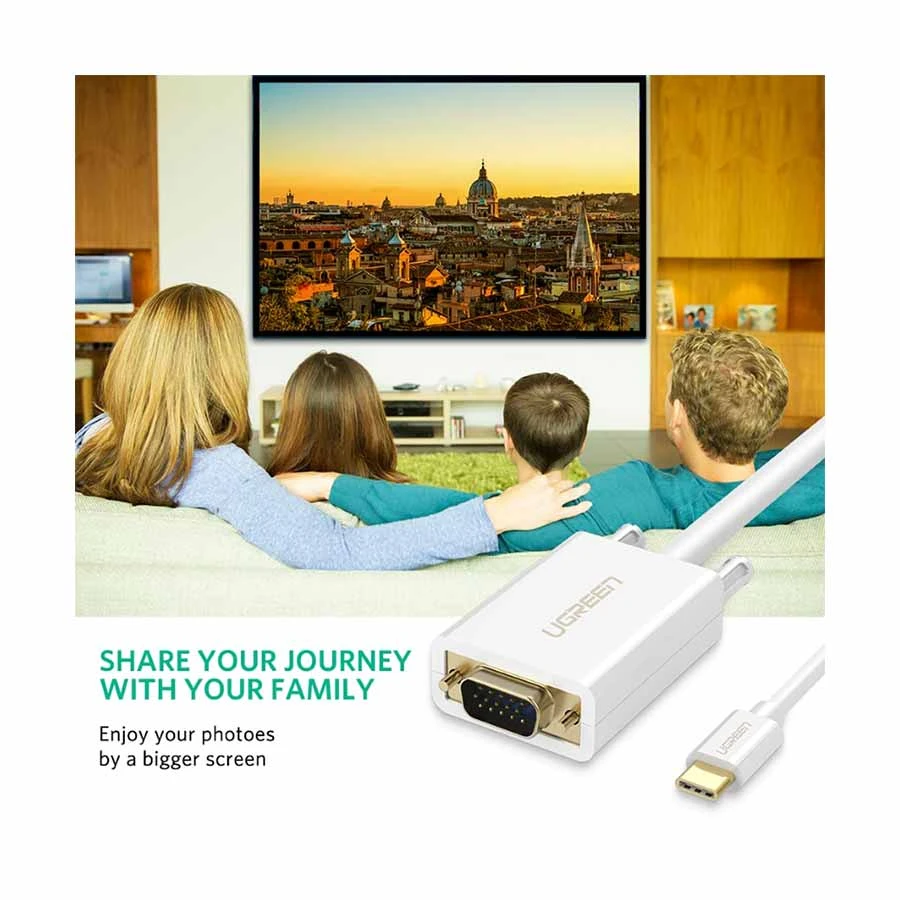 Ugreen 30842 VGA to USB Type-C Male All Brands
