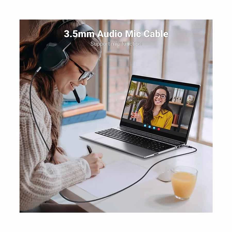 Ugreen 20782 (TRRS) 3.5mm 4-Pole Male to Audio Cable Price in Bangladesh