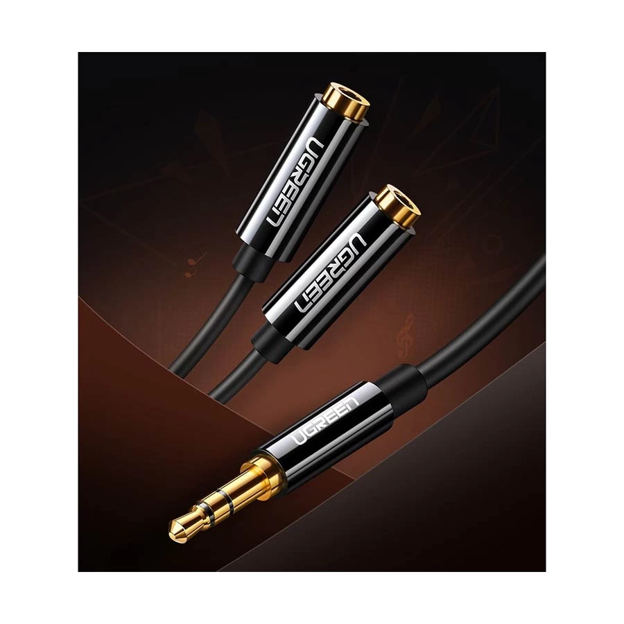 Ugreen 20816 3.5mm Male to Dual Female Cable / Converter / HUB Price in Bangladesh