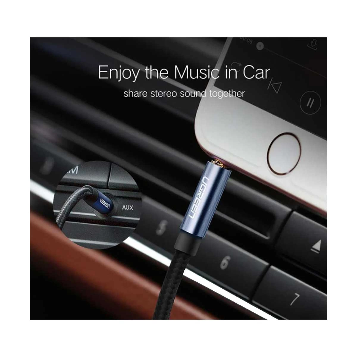 Ugreen 10685 3.5mm Male to Male Audio Cable