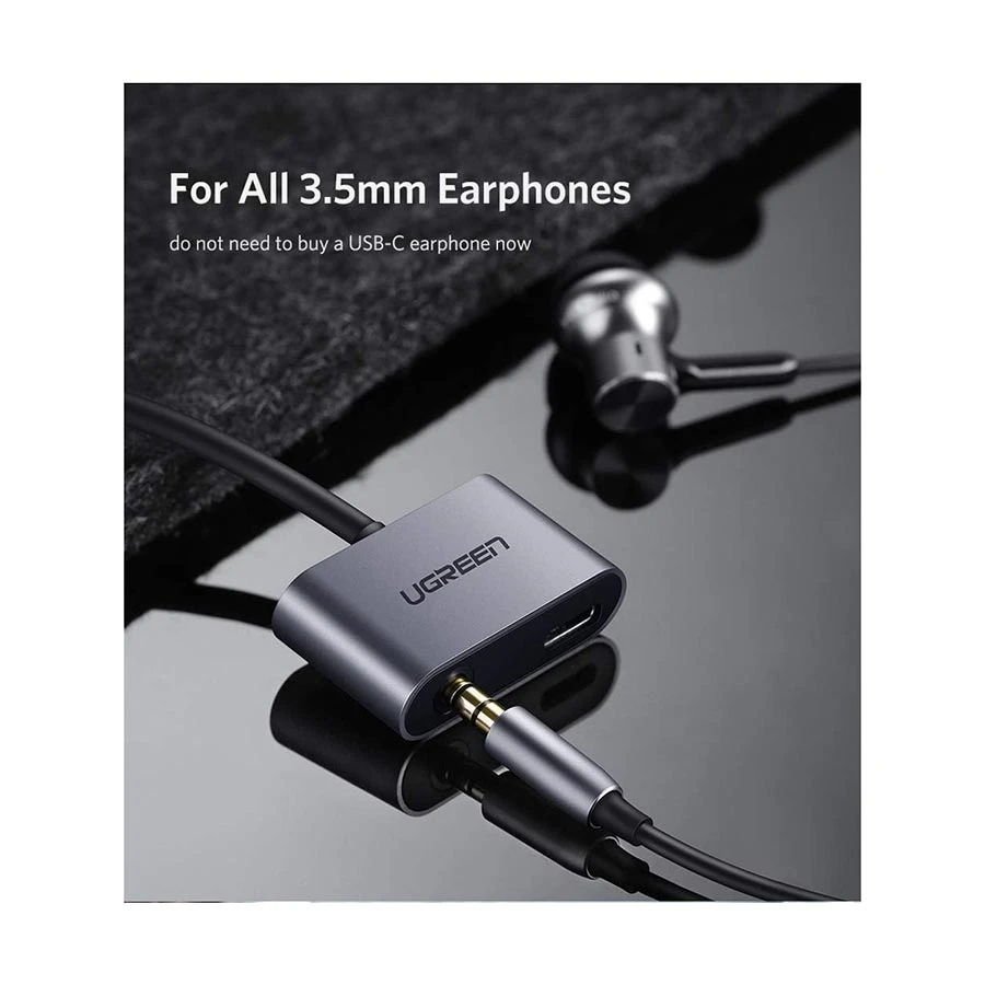 Ugreen 50596 Type-C to 3.5mm Audio + Female Type-C Converter Price in Bangladesh