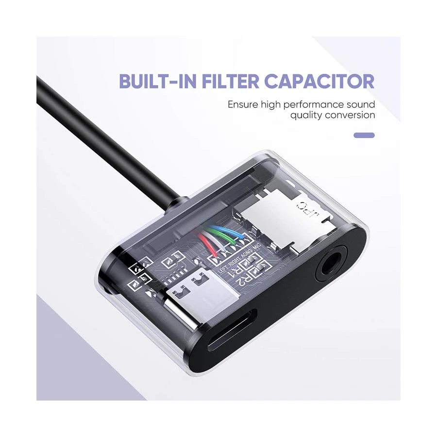 Ugreen 50596 Type-C to 3.5mm Audio + Female Type-C Converter specifications