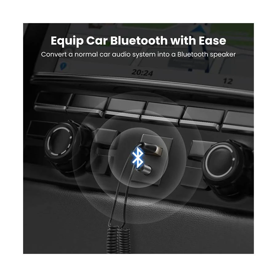 Ugreen 70601 Wireless Bluetooth Car Receiver Bluetooth Adapter Price in Bangladesh