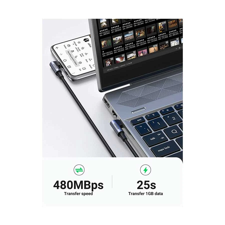 Ugreen 70698 USB Type-C Male to Male USB Cable