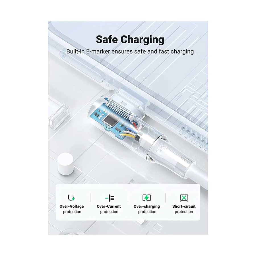 Ugreen 70698 USB Type-C Male to Male USB Cable Price in BD