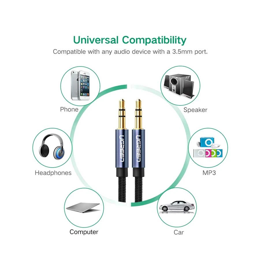 Ugreen AV112 3.5mm Male to Audio Cable Best Price