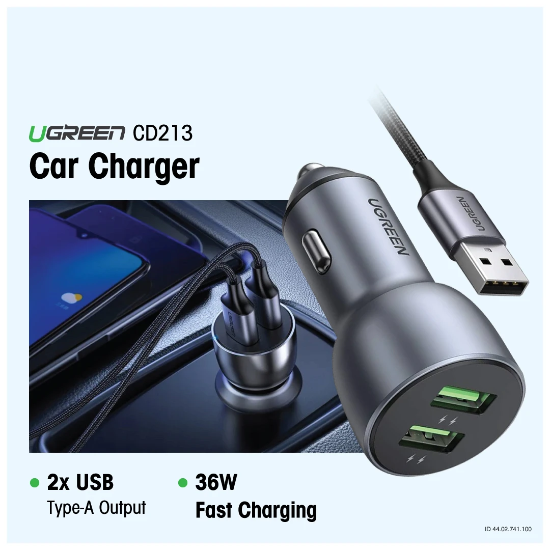 Ugreen CD213 Car Charger specifications