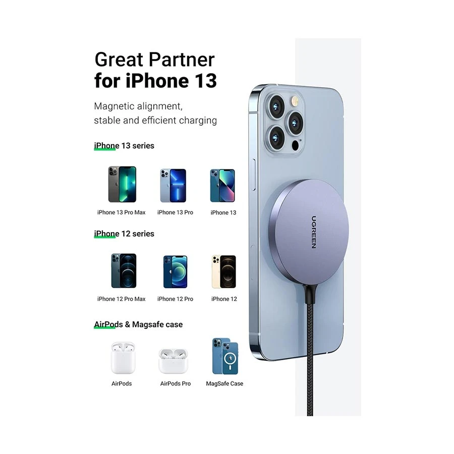 Ugreen CD245 Wireless Charger in BD