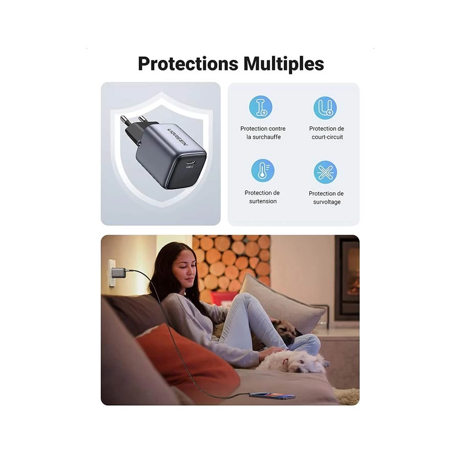 Ugreen CD319 30W Wall Charger in BD