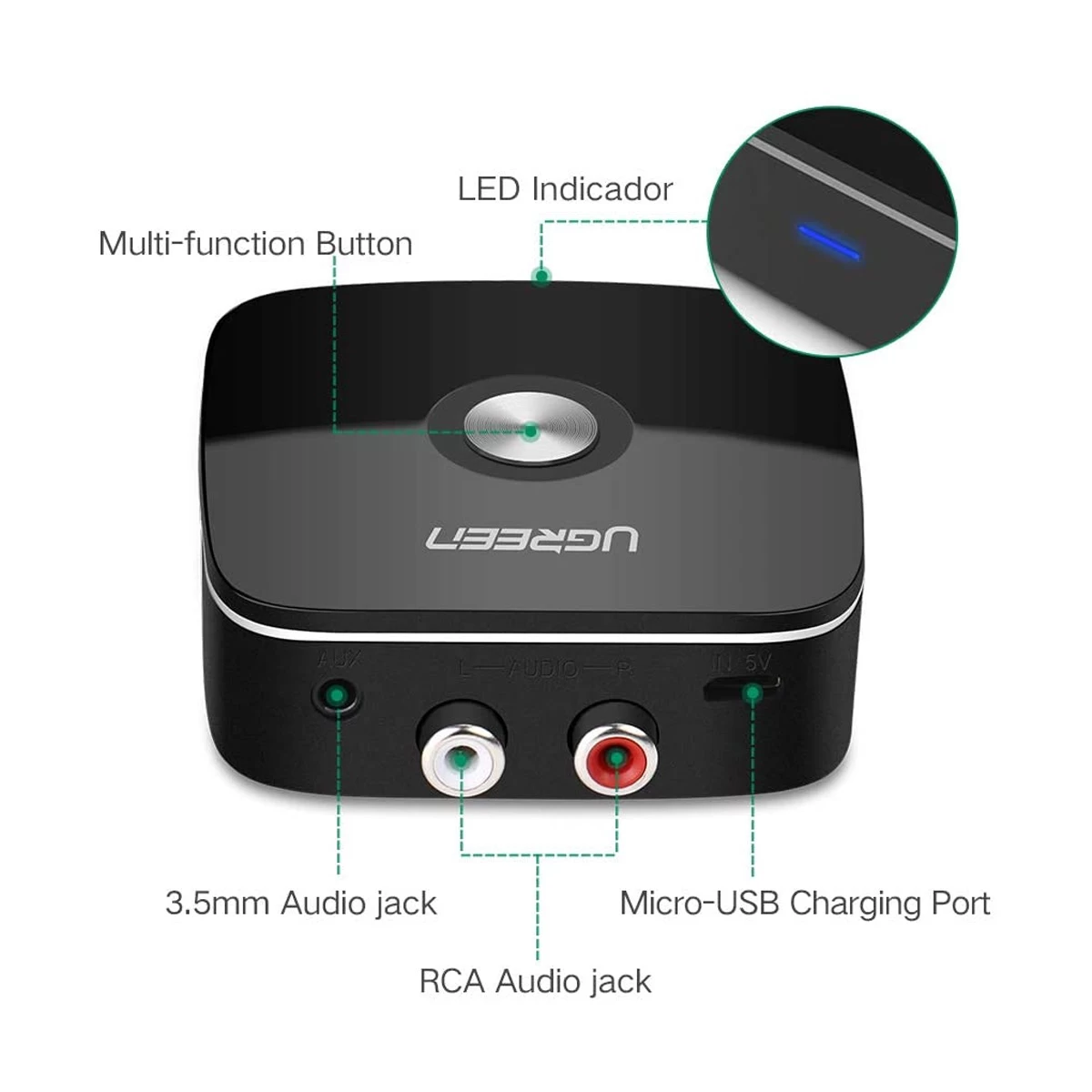 Ugreen CM106 Bluetooth Adapter Price in Bangladesh