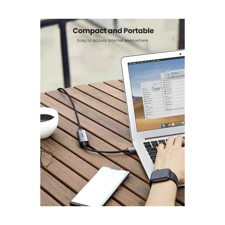 Ugreen CM209 USB Male to LAN Female Converter in BD