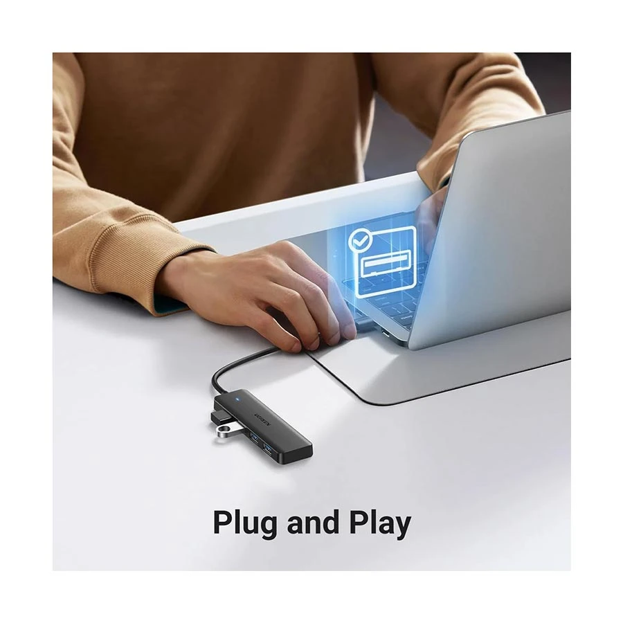 Ugreen CM219 USB Male to Quad USB Female Cable / Converter / HUB