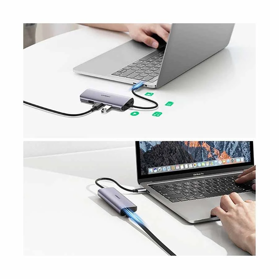 UGREEN Ugreen CM252 Type-C Male to Tri USB 3.0, Lan & Micro Female Type-C Converter specifications