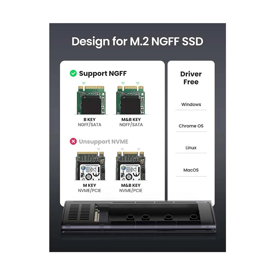 Ugreen CM400 HDD and SSD Case Price in Bangladesh