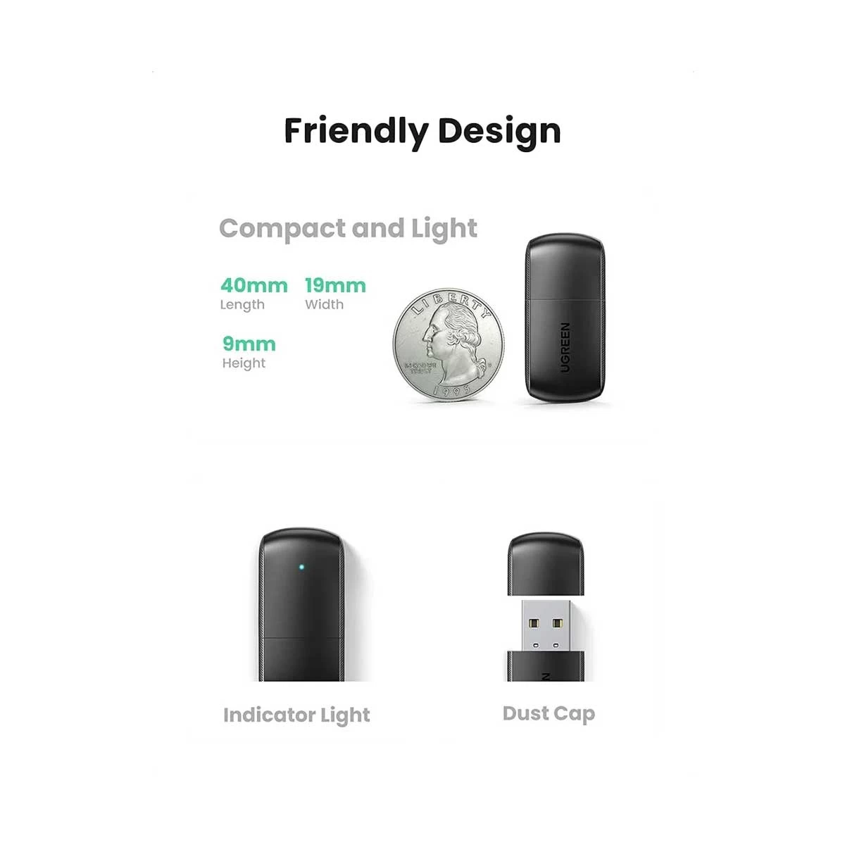 Ugreen CM448 Wifi Adapter in BD