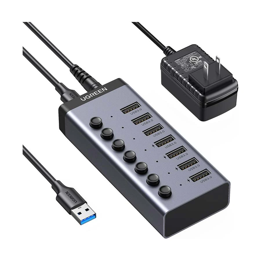 Ugreen CM481 USB Male to 7 Female Cable / Converter / HUB