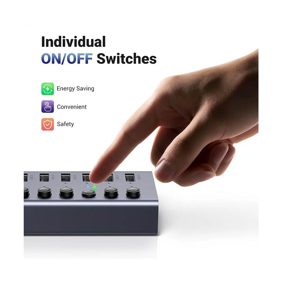 Ugreen CM481 USB Male to 7 Female Cable / Converter / HUB specifications