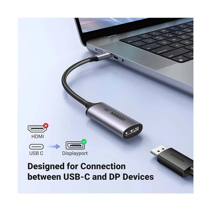 Ugreen CM654 Type-C Male to DisplayPort Female Cable / Converter / HUB specifications