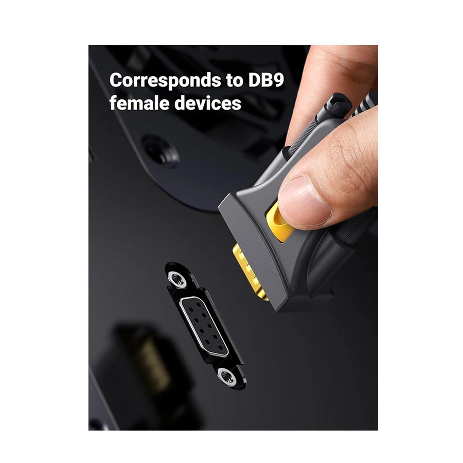 Ugreen CR104 USB Male to Serial Cable / Converter / HUB in BD