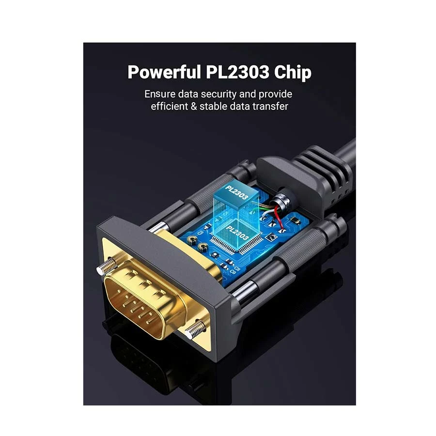Ugreen CR104 USB Male to Serial Male Cable / Converter / HUB Price in BD