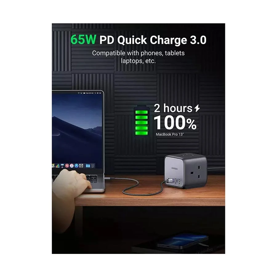 UGREEN Ugreen DigiNest Cube CD268 Wall Charger in BD