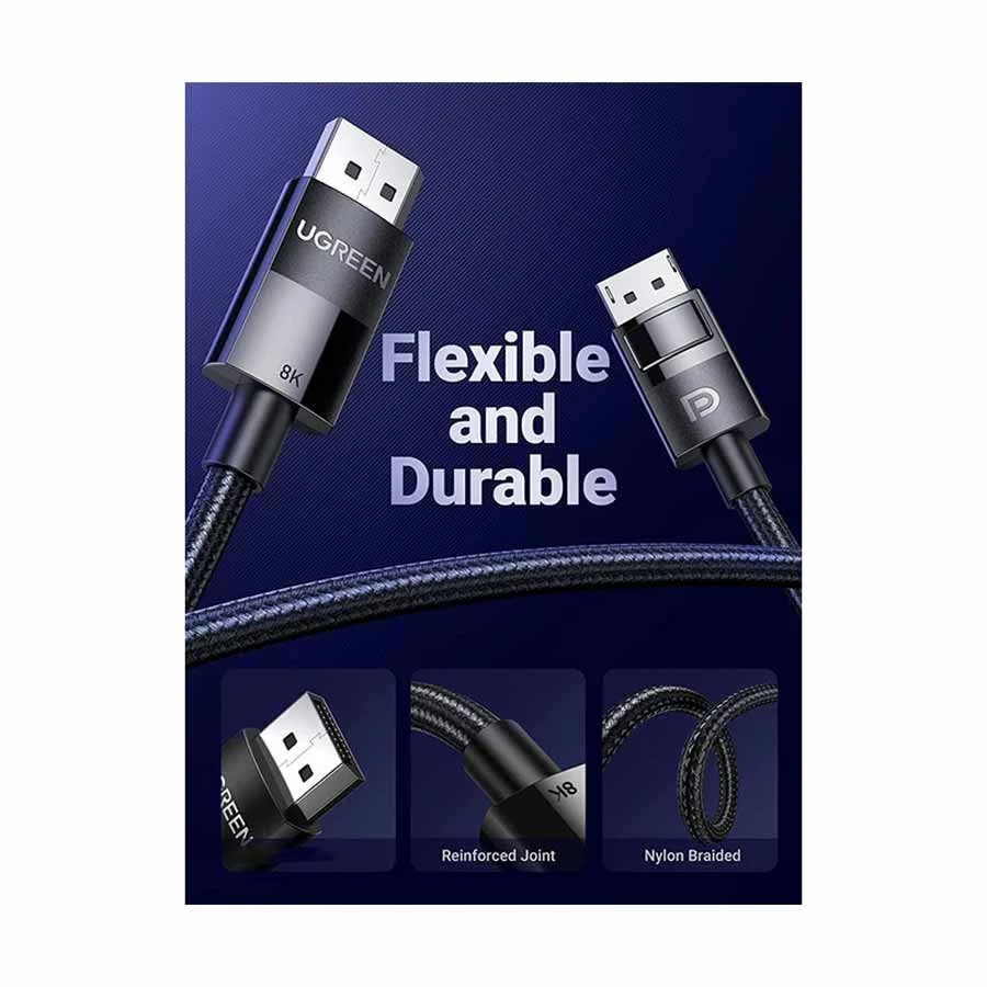 Ugreen DP114 DisplayPort Male to Display Port Cable in BD