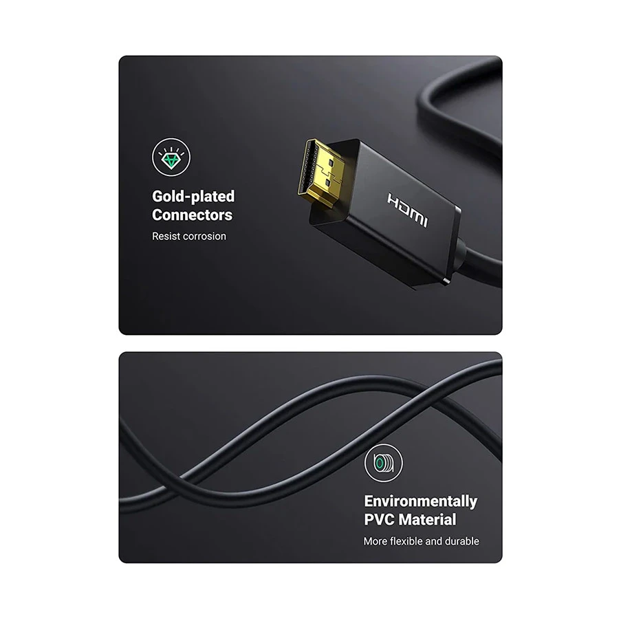 Ugreen DP101 DisplayPort Male to HDMI Cable / Converter / HUB specifications