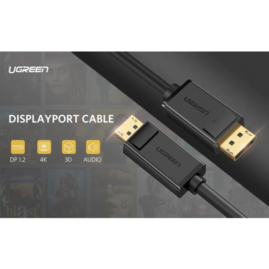 Ugreen DP102 DisplayPort Male to Male Cable / Converter / HUB