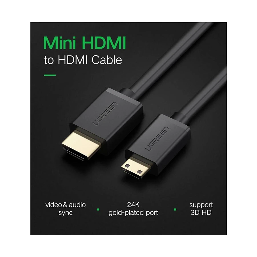 Ugreen HD108 HDMI Male to Mini Cable / Converter / HUB Price in Bangladesh
