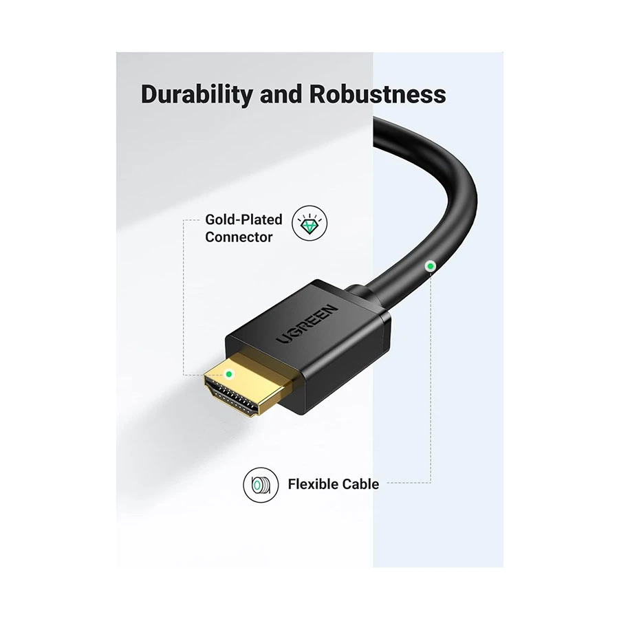 Ugreen 10136 HDMI Male to DVI HDMI Cable specifications