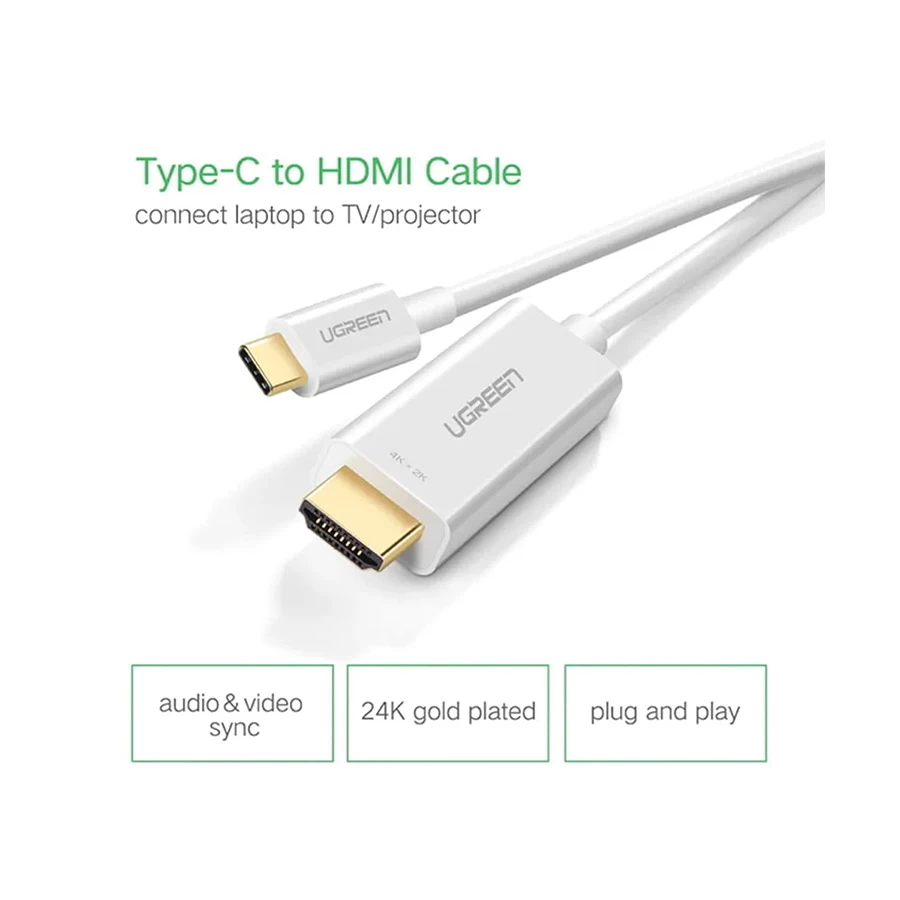 UGREEN Ugreen MM121 USB Type-C Male to HDMI Cable / Converter / HUB Price in Bangladesh