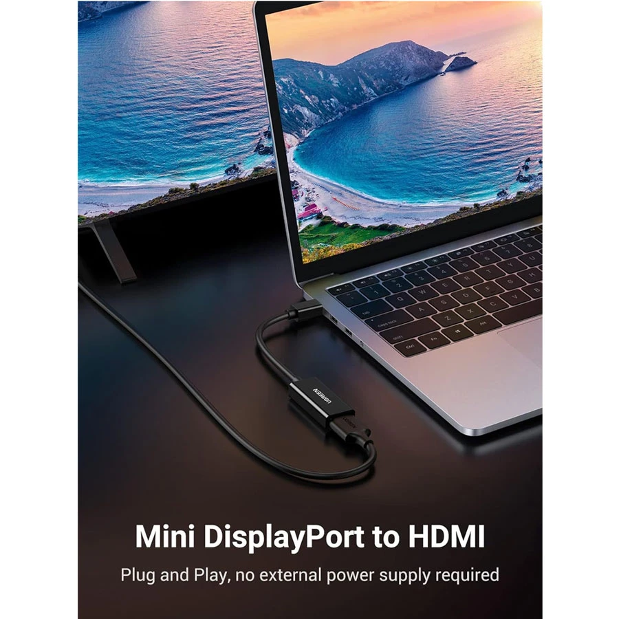 Ugreen MD112 DisplayPort Male to HDMI Female Cable / Converter / HUB in BD