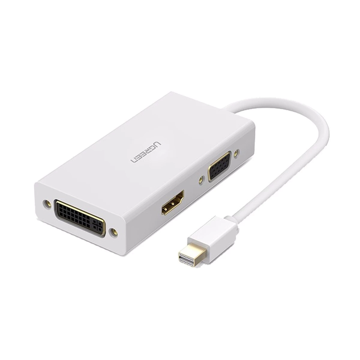 Ugreen 20417 Mini DisplayPort to HDMI, VGA & DVI Display Port Converter