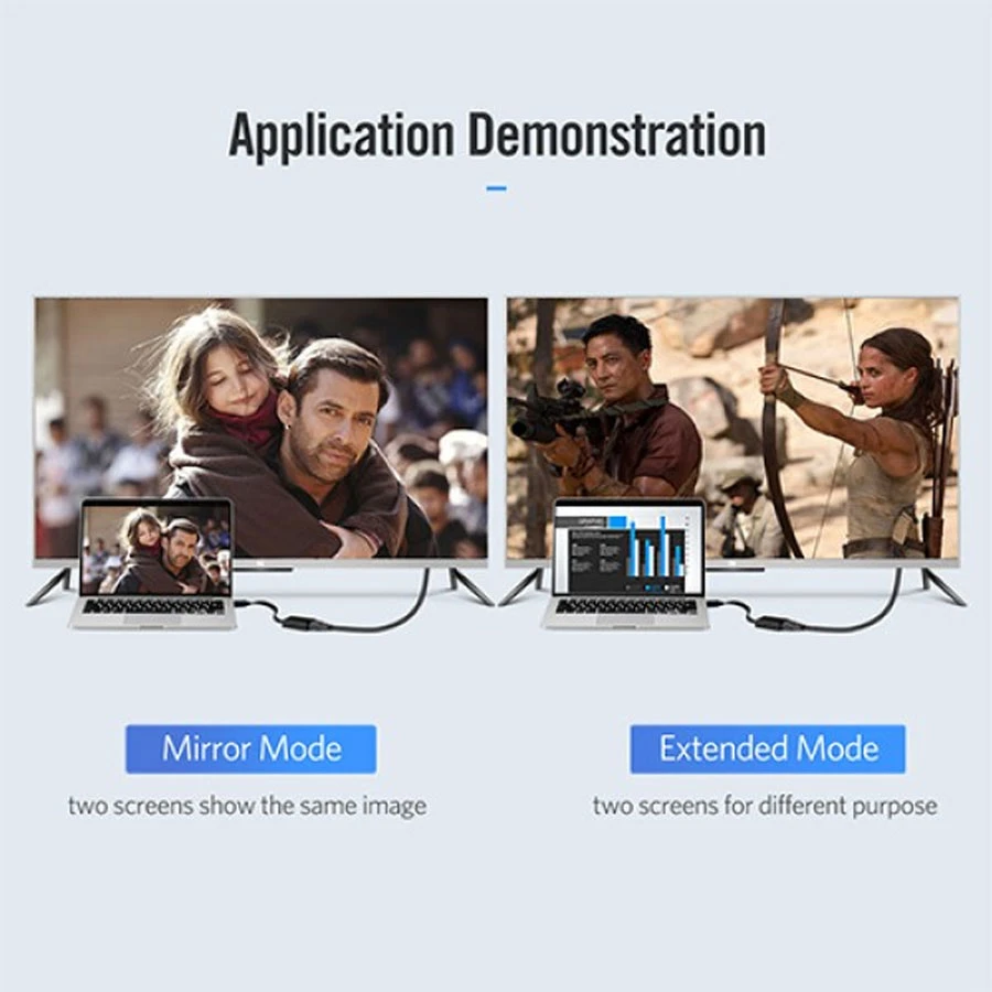 Ugreen MM102 HDMI Male to VGA Female Cable / Converter / HUB in BD