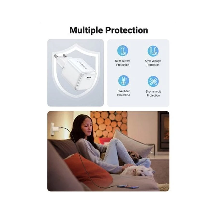 Ugreen Nexode Mini CD318 Wall Charger in BD