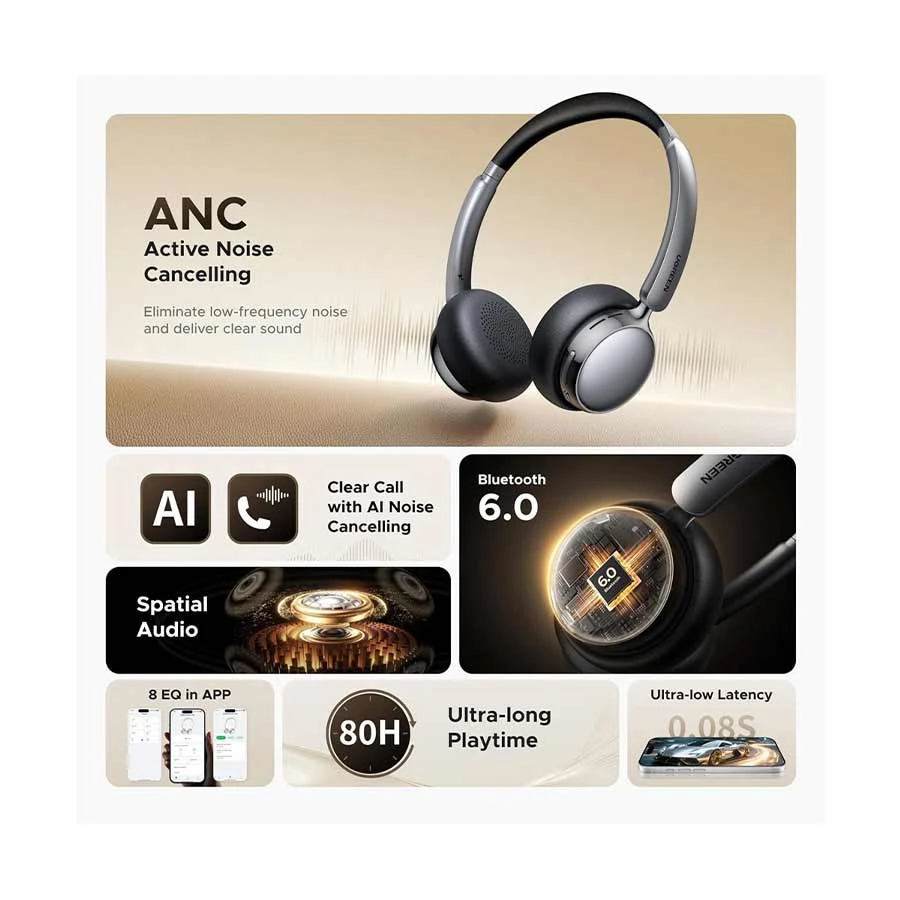 Ugreen Studio Plus HP207 Headphone Price in BD