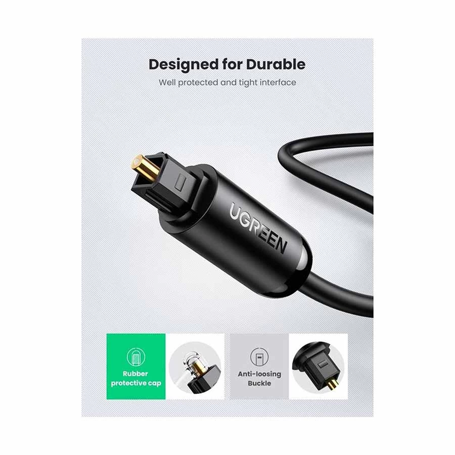 Ugreen 70892 Toslink Male to Audio Cable Price in Bangladesh