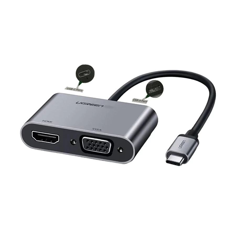 Ugreen 50505 Type-C to HDMI, VGA, USB 3.0 & Type-C Converter Price in Bangladesh