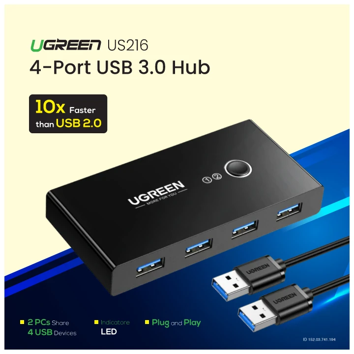 Ugreen US216 USB HUB specifications
