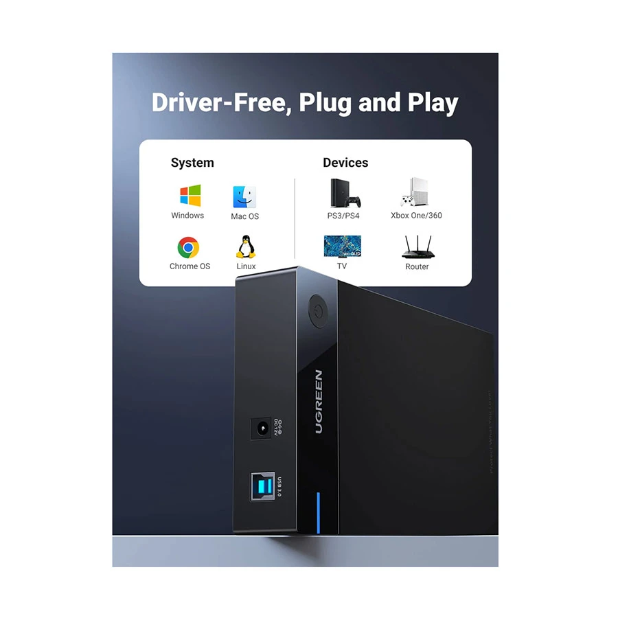 Ugreen US222 HDD and SSD Case