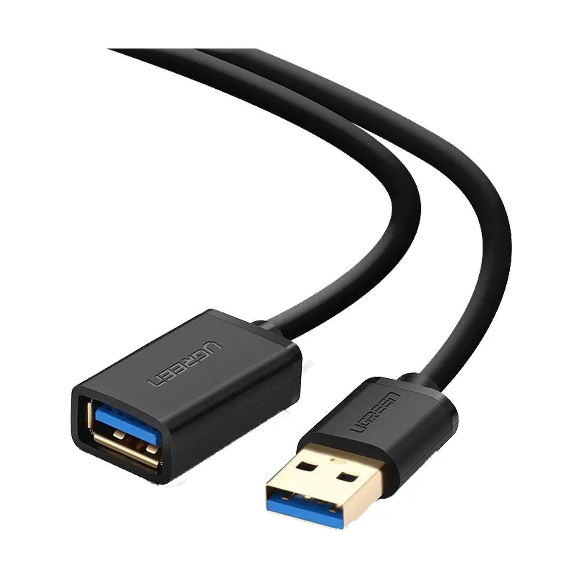 UGREEN Ugreen 10373 USB A Male to Female Flat USB Cable