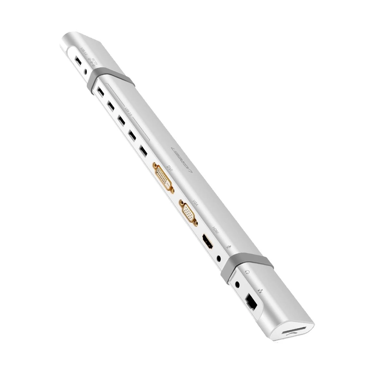 Ugreen 20653 USB to SD, TF, 5 3.0, Dual 3.5mm, HDMI, DVI, VGA & LAN USB Converter in BD