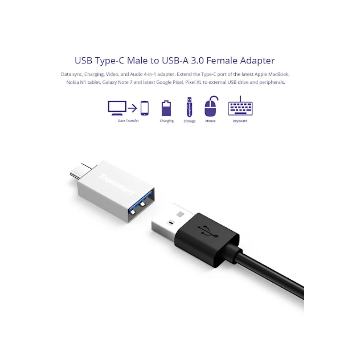 Ugreen 30155 Type-C to USB Type A Type-C Converter specifications